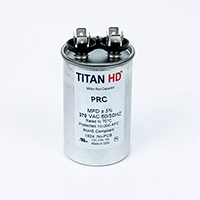 TITAN HD Run Capacitor 35 MFD 370 Volt Round