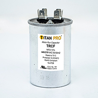TITAN PRO Run Capacitor 15 MFD 440/370 Volt Round