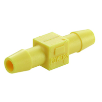 Pneumatic Controls Restrictor Tee, Yellow Barb