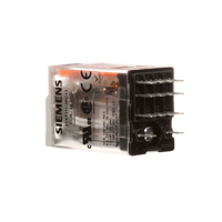 Plug-in Relay Premium LED, Mechanical Flag 14-pin Square Base 4PDT