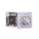 Plug-in Relay Premium LED, Mechanical Flag 8-pin Square Base DPDT