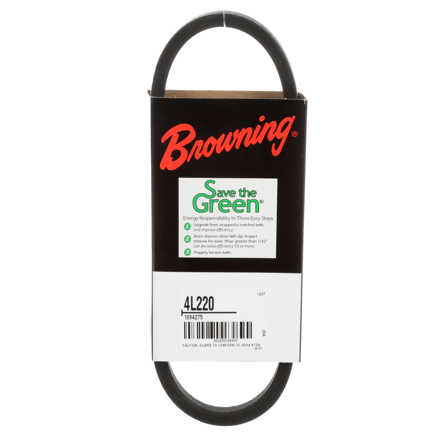 4L220 - Browning Wrapped FHP Belt