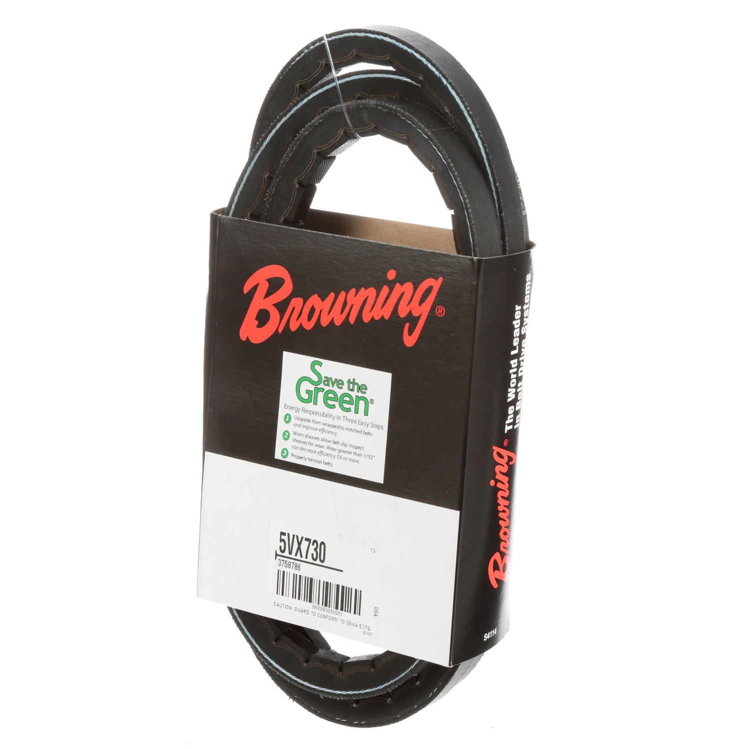 Browning 5VX850 Gripnotch V-Belts 5VX Belt Section 358 Gripbelt 