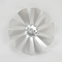 Small Aluminum Fan Blade 1/4