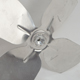 Small Aluminum Fan Blade 3/16" Bore 5-1/2" Diameter 4 Blade