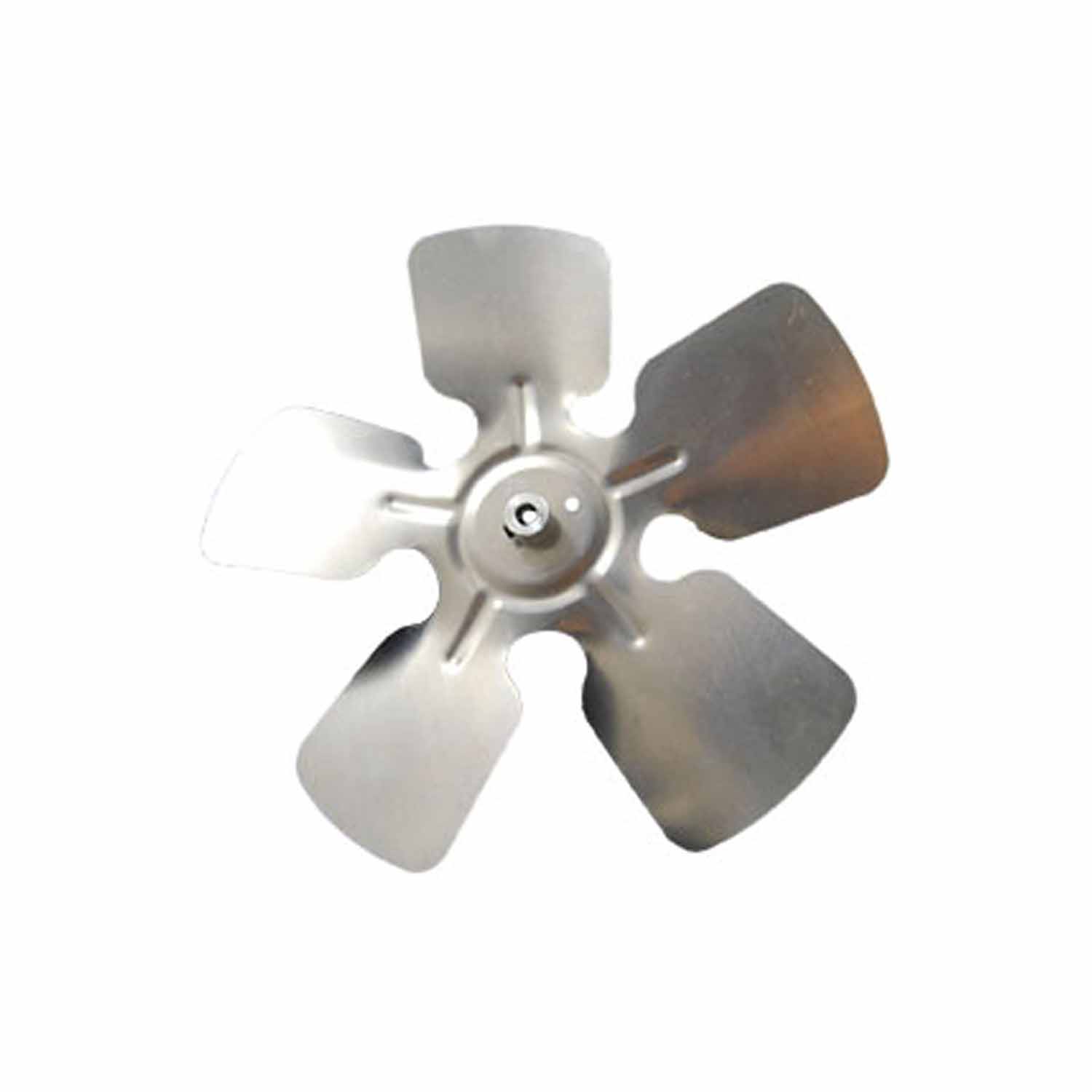 Aluminum Fan Blade, 5 Blade, 10" Dia, CCW, 5/16" Bore, Hub on Intake