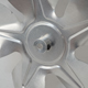 Aluminum Fan Blade, 5 Blade, 6-1/2" Dia., 1/4" Bore, CW, Hub On Intake