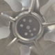 Hubless Small Aluminum Fan Blade 6-3/4" Diameter 30° Pitch CCW Rotation