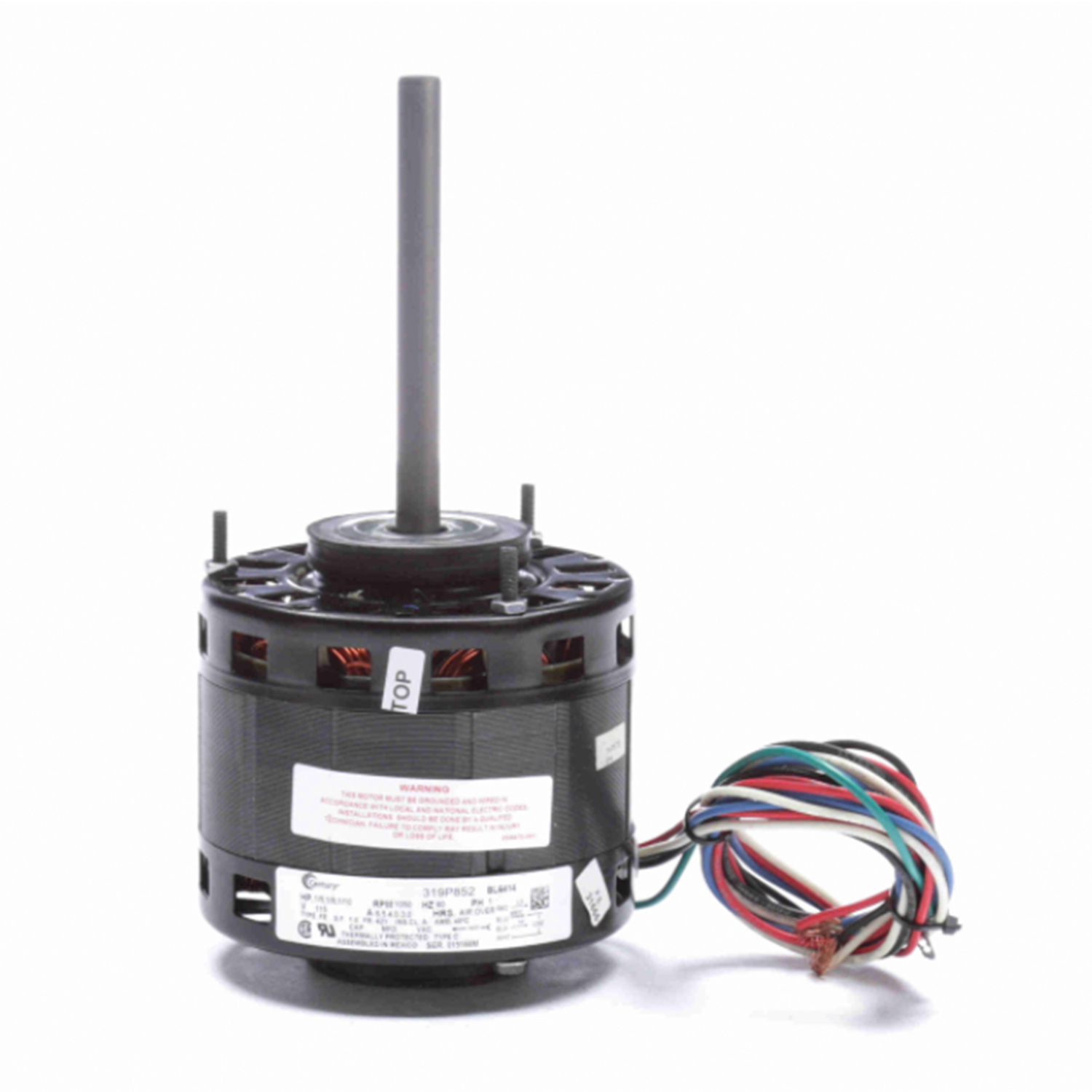 4-7/8 In Dia 1/4 HP 1050RPM 4 Speed 115 Volt Shaded Pole Motor