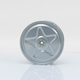 Galvanized Steel Blower Wheel 4-1/4" Diameter 1/4" Bore