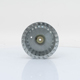 Galvanized Steel Single Inlet Blower Wheel 3-27/32" Diameter 1/4" Bore, CW