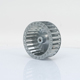 Galvanized Steel Single Inlet Blower Wheel 4" Diameter 5/16" Bore, CCW