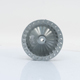 Galvanized Steel Single Inlet Blower Wheel 4" Diameter 5/16" Bore, CCW