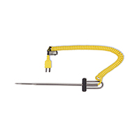 DuraNeedle Probe w/ Coiled Cable Type K Thermocouple  (J&T MTO)