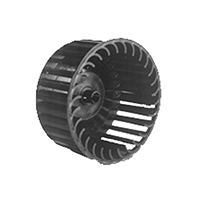 Single Inlet Blower Wheel Plastic 1/2