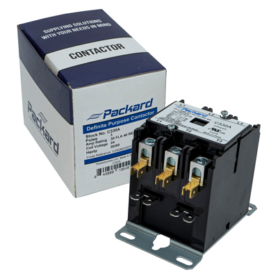 Packard C340A Contactor 3 Pole 40 Amps 24 Coil for sale online 
