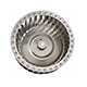 Galvanized Blower Wheel 3.82" Dia, CW, 5/16" Bore, Carrier Replacement