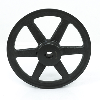 3.25" Dia. Single Groove Cast Iron Pulley For 4L or A Belts 5/8" Bore