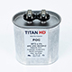 TITAN HD Run Capacitor  80 MFD 370 Volt Oval