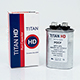 TITAN HD Run Capacitor 12.5 MFD 440/370 Volt Oval