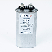 TITAN HD Run Capacitor 35 MFD 440/370 Volt Oval