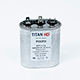 TITAN HD Run Capacitor 35+10 MFD 440/370 Volt Oval