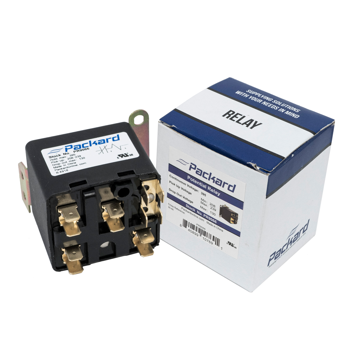 White-Rodgers Replacement Potential Relay 395 ContinuousV age 90-66 By Packard 