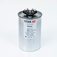 TITAN HD Run Capacitor 80+12.5 MFD 370 Volt Round