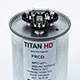 TITAN HD Run Capacitor 80+12.5 MFD 370 Volt Round
