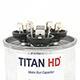 TITAN HD Run Capacitor 60+5 MFD 370 Volt Round