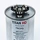 TITAN HD Run Capacitor 60+12.5 MFD 440/370 Volt Round