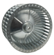 Revcor Double Inlet Blower Wheel, 9-1/2 in. DIA., 1/2 Bore, CW, Tab Lock