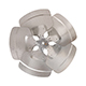 Aluminum Revcor Fan Blade, 5 Blade, 18 in. DIA., CW, Hub on Discharge