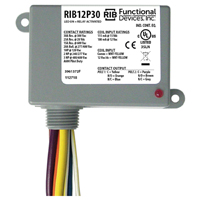 Enclosed Pilot Relay 30Amp DPDT 12Vac/dc