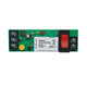 Panel Relay 4.00in 15Amp SPST 10-30Vac/dc or 120Vac + Override