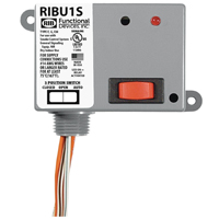 Enclosed Pilot Relay 10Amp SPST-N/O 10-30Vac/dc or 120Vac + Override