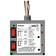 Enclosed Pilot Relay 10Amp 2 SPST 10-30Vac/dc or 120Vac with Override Switch