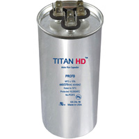 TITAN HD Run Capacitor 65+10 MFD 440/370 Volt Round