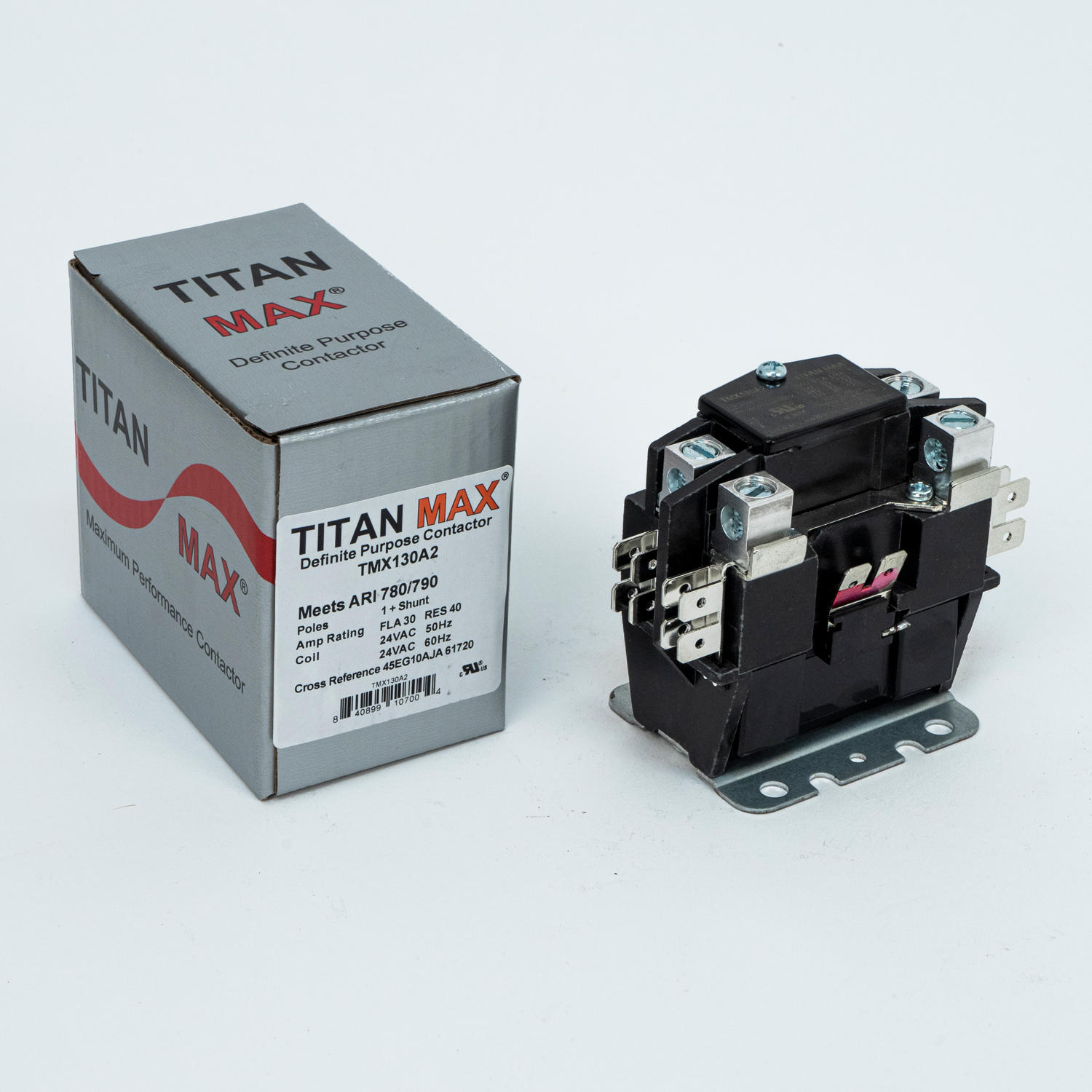 Furnas Titan Max Dp Contactor 1 Pole 30 Amp 24V Coil 45EG10AJA By Titan