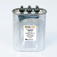 TITAN PRO Run Capacitor 40+5 MFD 440/370 Volt Oval