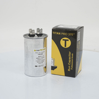 TITAN PRO Run Capacitor 40 MFD 370 Volt Round