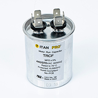 TITAN PRO Run Capacitor 12.5 MFD 440/370 Volt Round