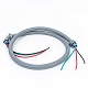 Whip with Metallic Fitting 3/4 x 4 Straight & 90 Degree (#8 Wire)