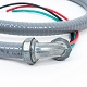 Whip with Metallic Fitting 3/4" X 6' Straight & 90 Degree (#8 Wire)